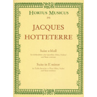 Suite e-Moll für Altblockflöte (Fl, Ob, Vl) und bc