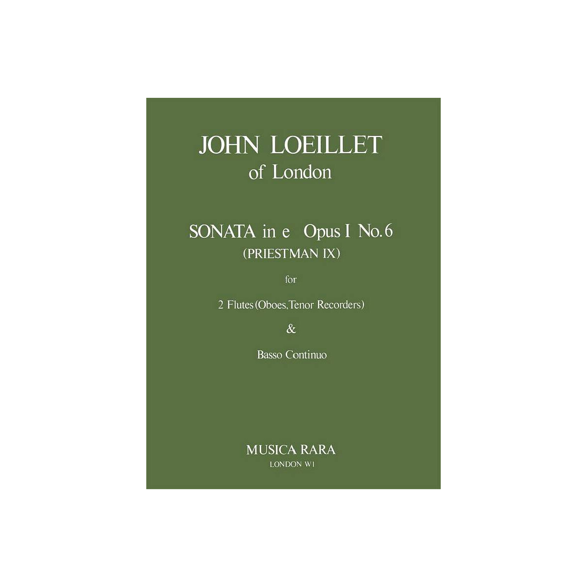 Sonate op.1,6 e-Moll box