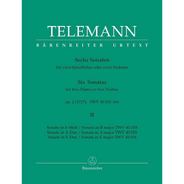 6 Sonaten op.2 Band 2 (Nr.4-6)