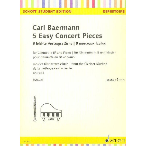 5 leichte Vortragsstücke aus op.63