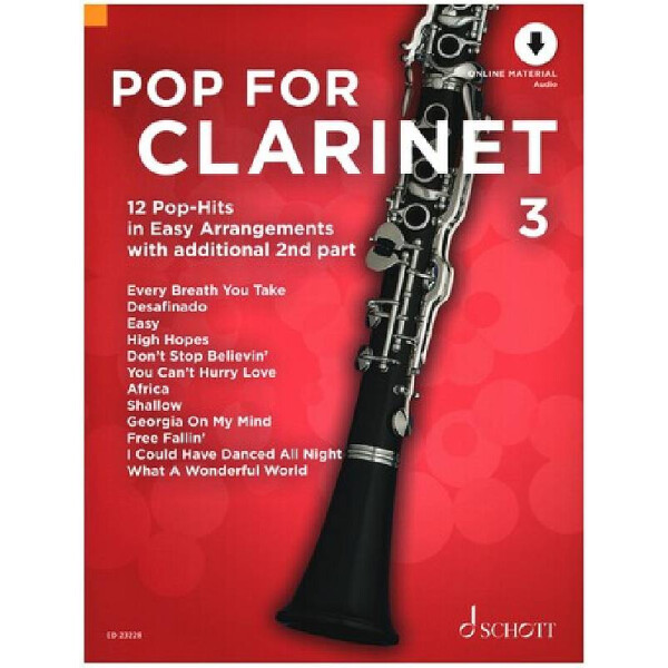Pop for Clarinet Band 3 (+Online Audio)