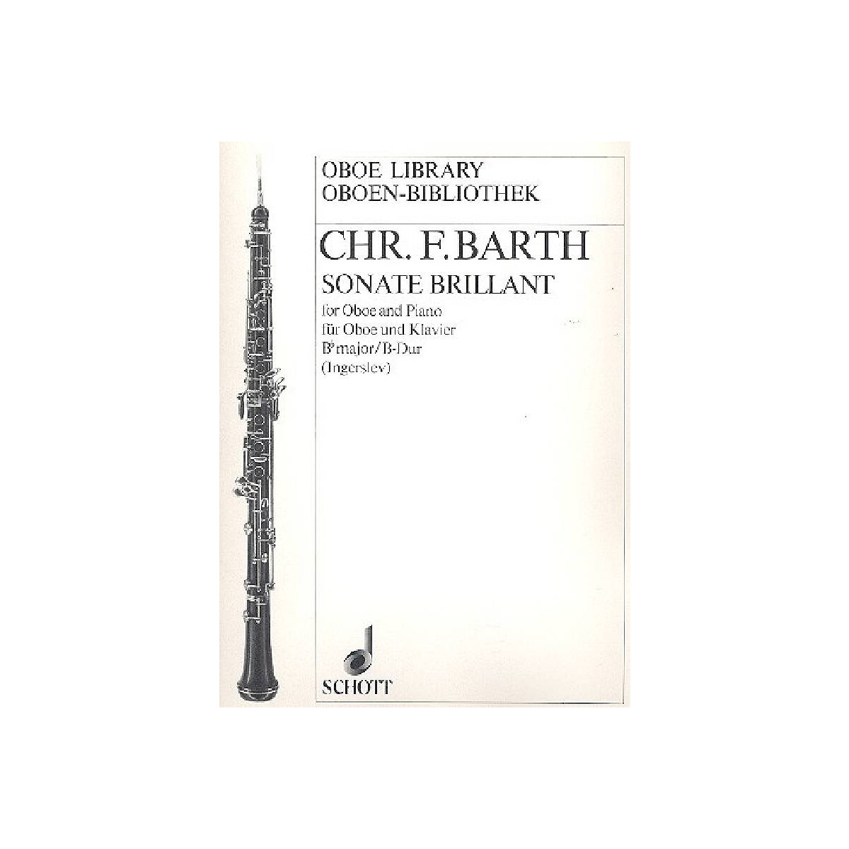 Sonate brillant B-Dur für Oboe box