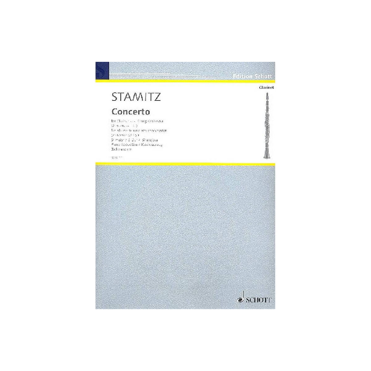 Konzert B-Dur für Klarinette und Or box