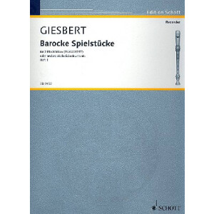 Barocke Spielst&uuml;cke Band 1