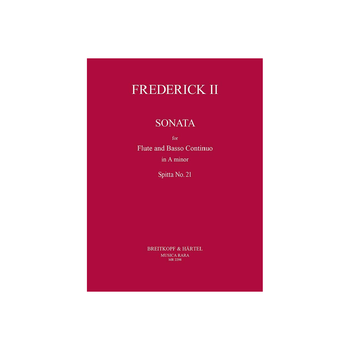 Sonate a-Moll Spitta21 box