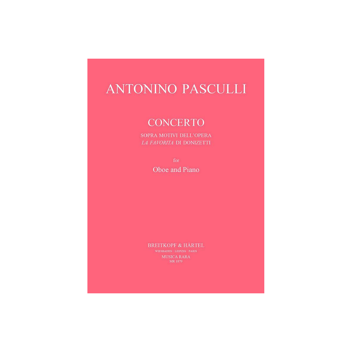 Concerto sopra motivi dellopera La Favor box