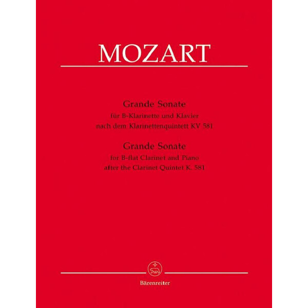 Grande Sonate nach dem Klarinettenquintett