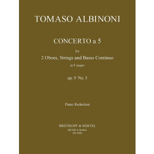 Concerto &agrave; 5 op.9,3