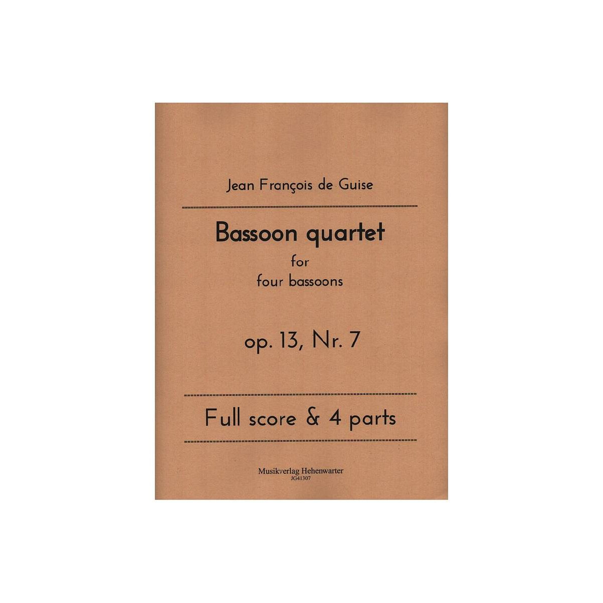 Bassoon quartet op.13 Nr.7 box