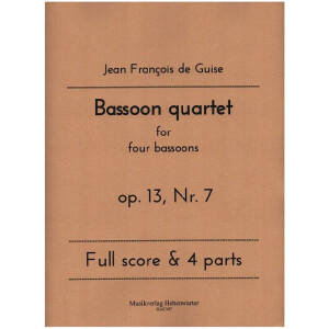 Bassoon quartet op.13 Nr.7