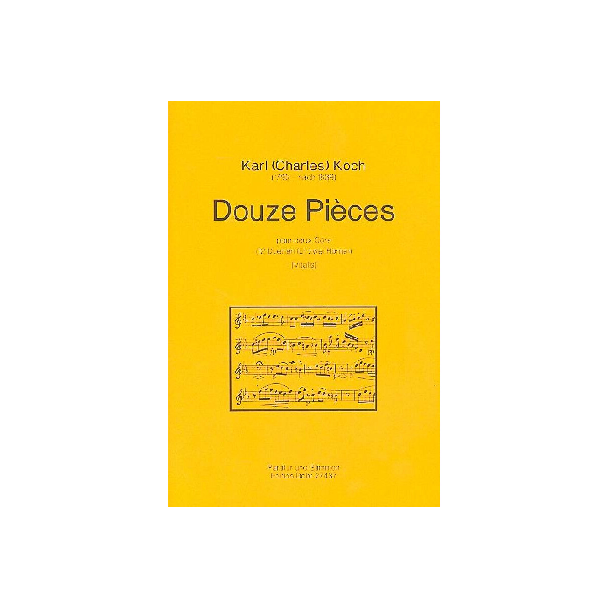 12 pièces für 2 Hörner box