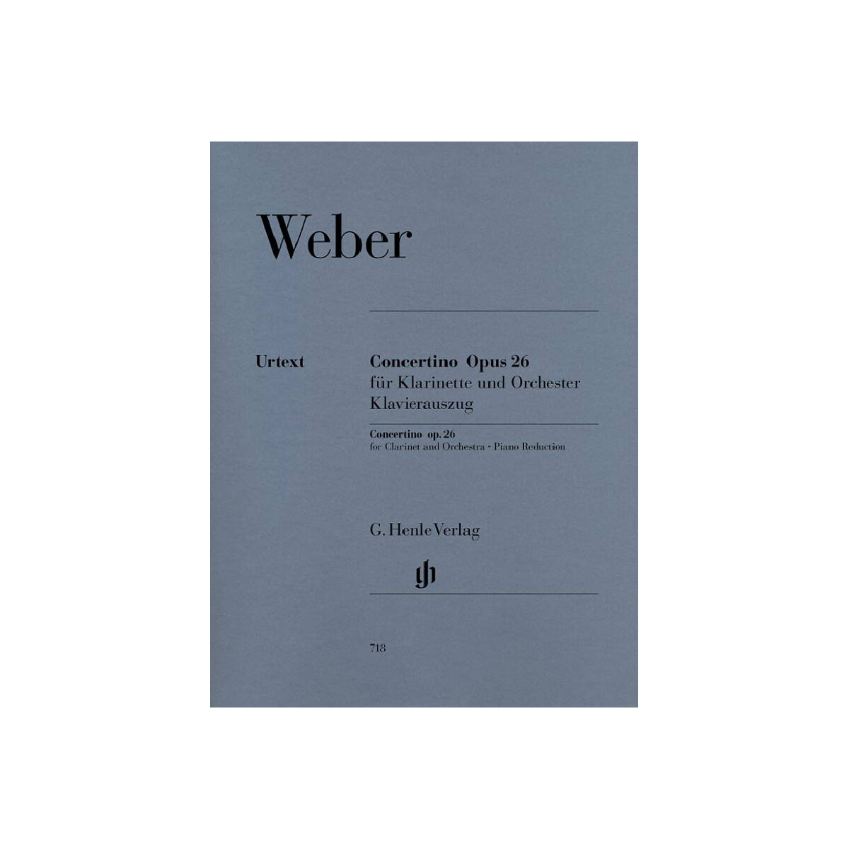 Concertino op.26 für Klarinette und box