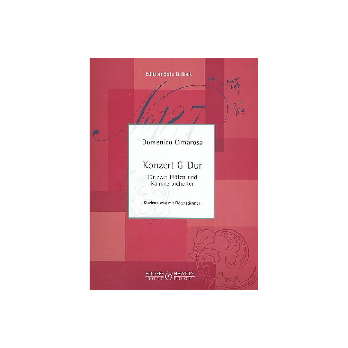 Konzert G-Dur für 2 Flöten und box