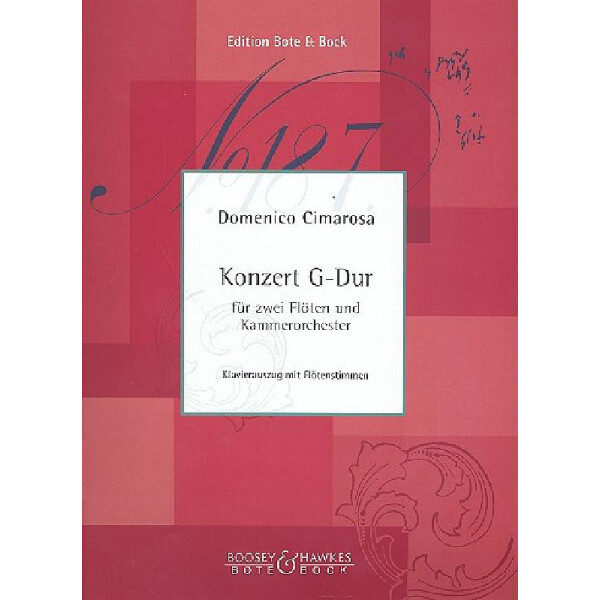 Konzert G-Dur für 2 Flöten und