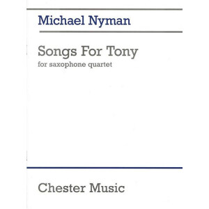Songs for Tony for 4 saxophones
