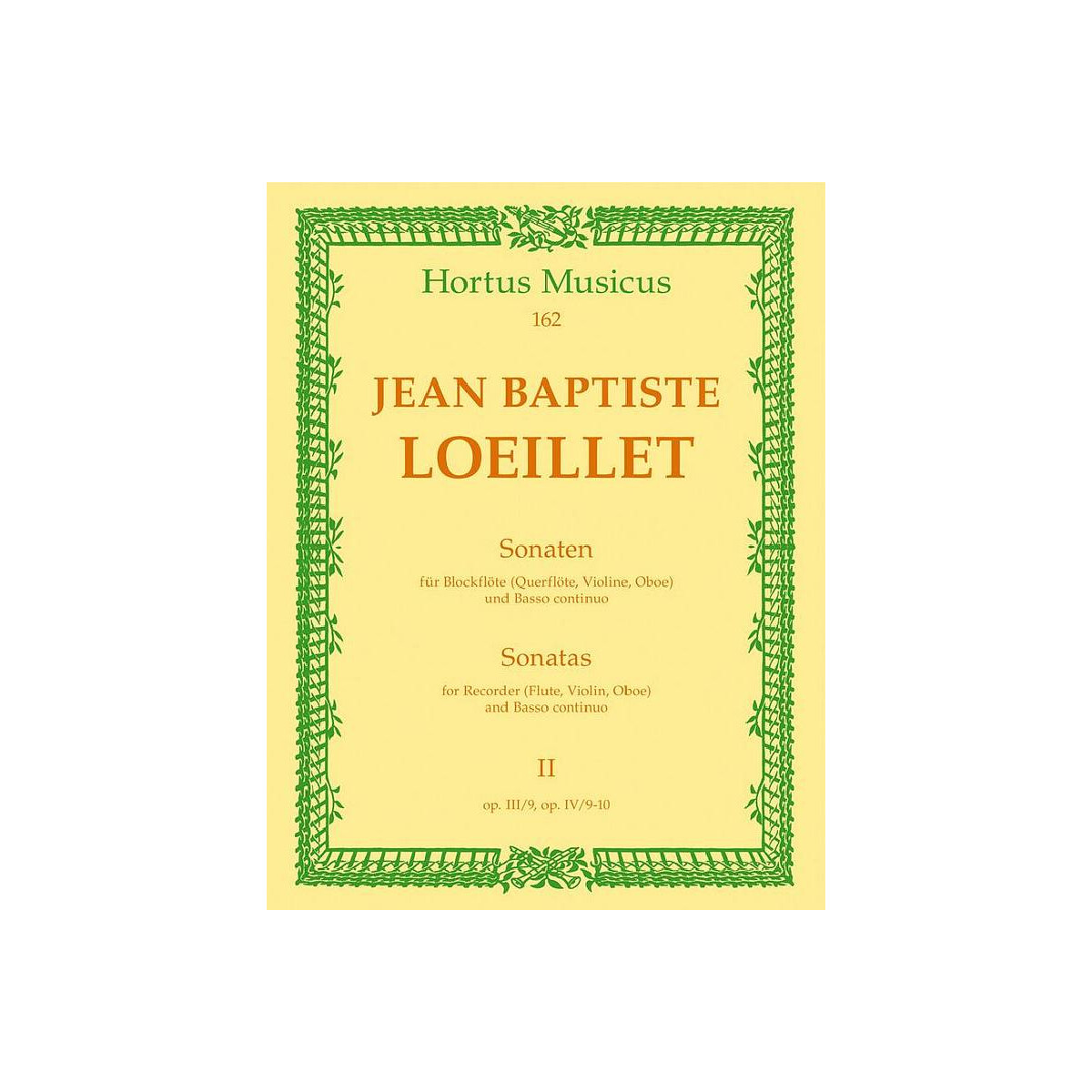 Sonaten für Blockflöte und Bc box