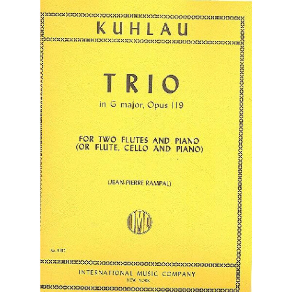 Trio g Major op.119 for 2 flutes