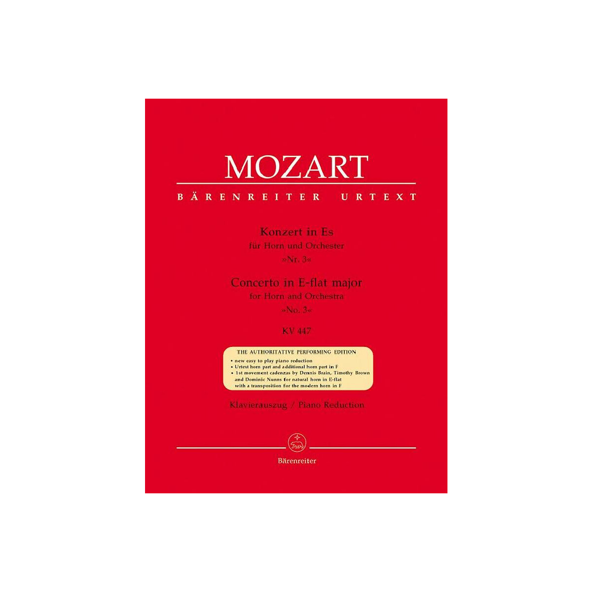 Konzert Es-Dur Nr.3 KV447 box