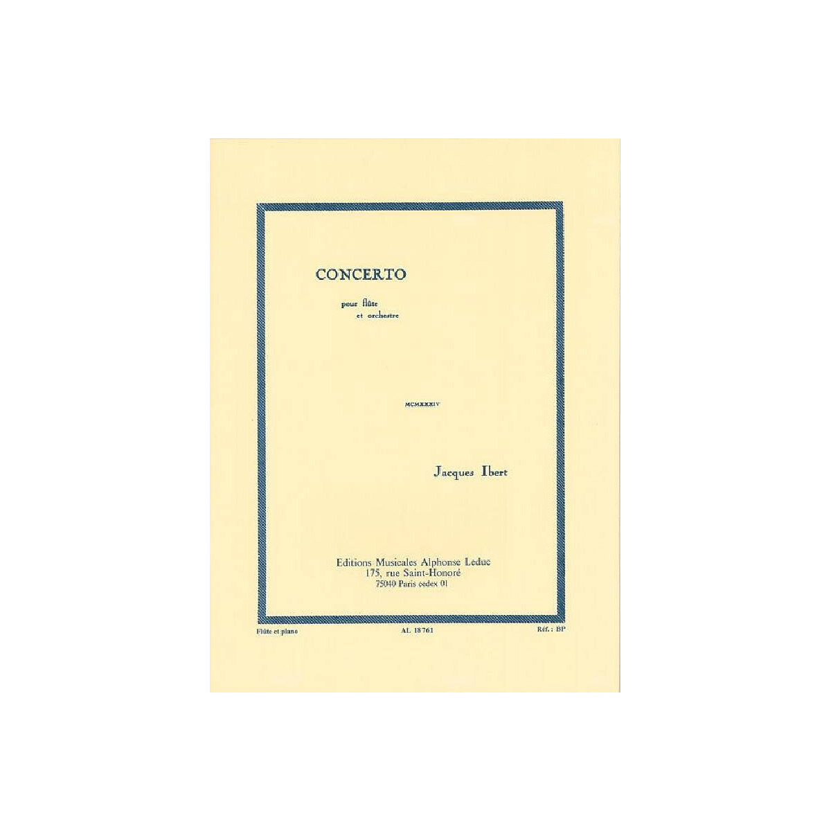 Concerto pour flûte et orchestre box