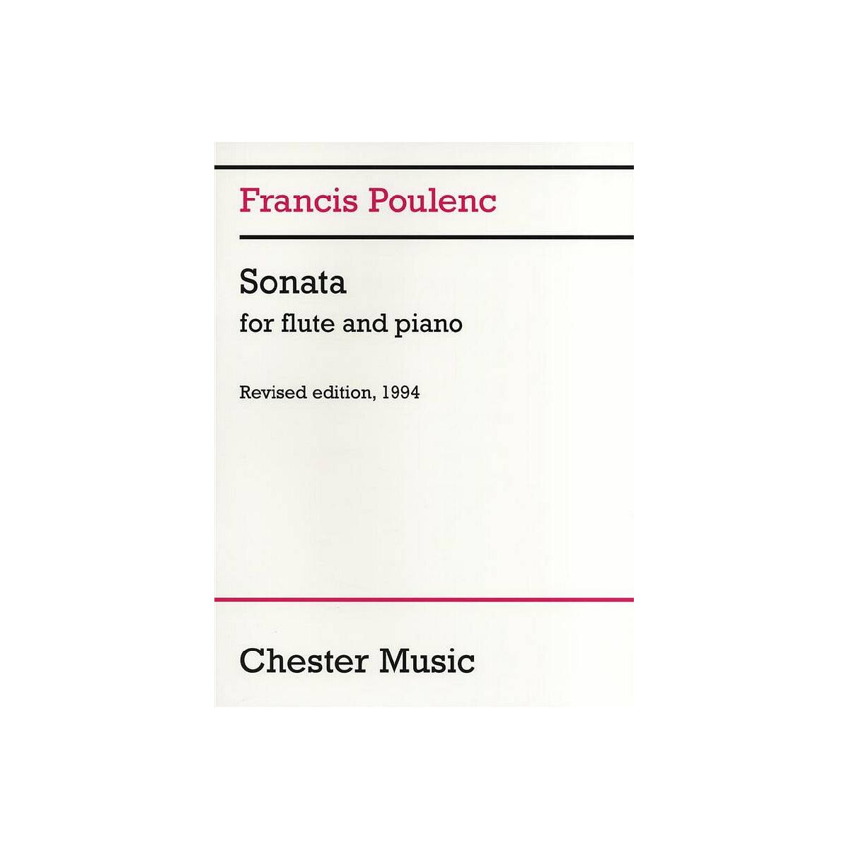 Sonata for flute and piano