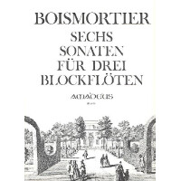6 Sonaten op.7 für 3 Altblockflöten