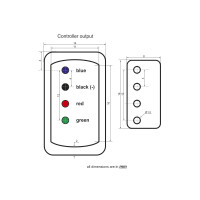 Eurolite LED Neon Flex 230V Slim RGB Anschlusskabel mit offenen Enden