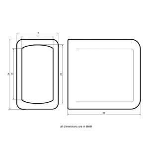 Eurolite LED Neon Flex 230V Slim Endkappe