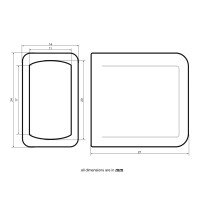 Eurolite LED Neon Flex 230V Slim Endkappe
