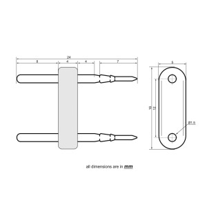 Eurolite LED Neon Flex 230V Slim Einspeisekontaktstift