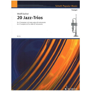 20 Jazz-Trios f&uuml;r Trompeten