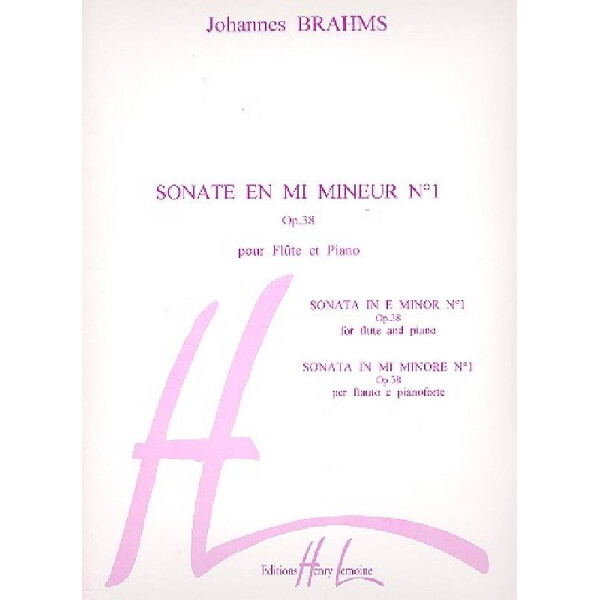 Sonate mi mineur no.1