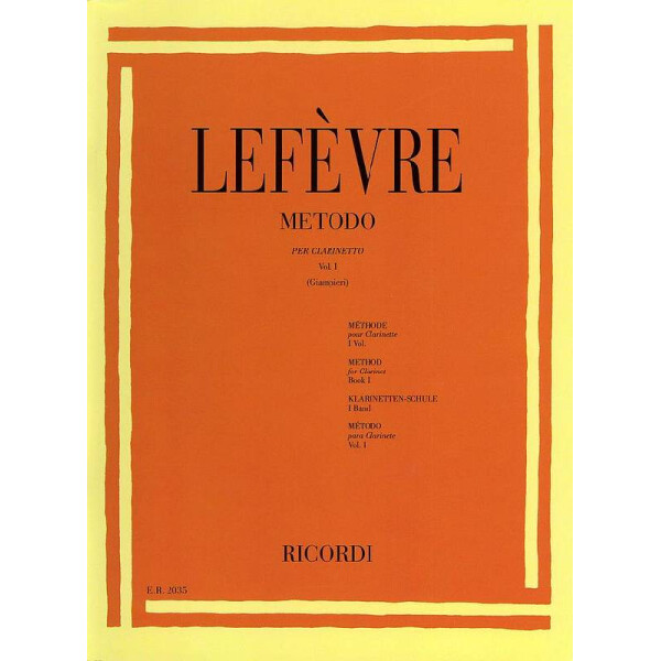 Metodo per clarinetto vol.1