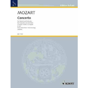 Concerto A major KV622 for clarinet and orchestra