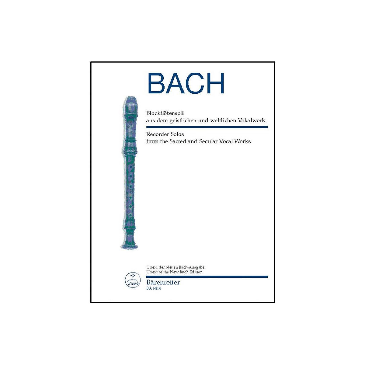 Blockflötensoli aus dem geistlichen box