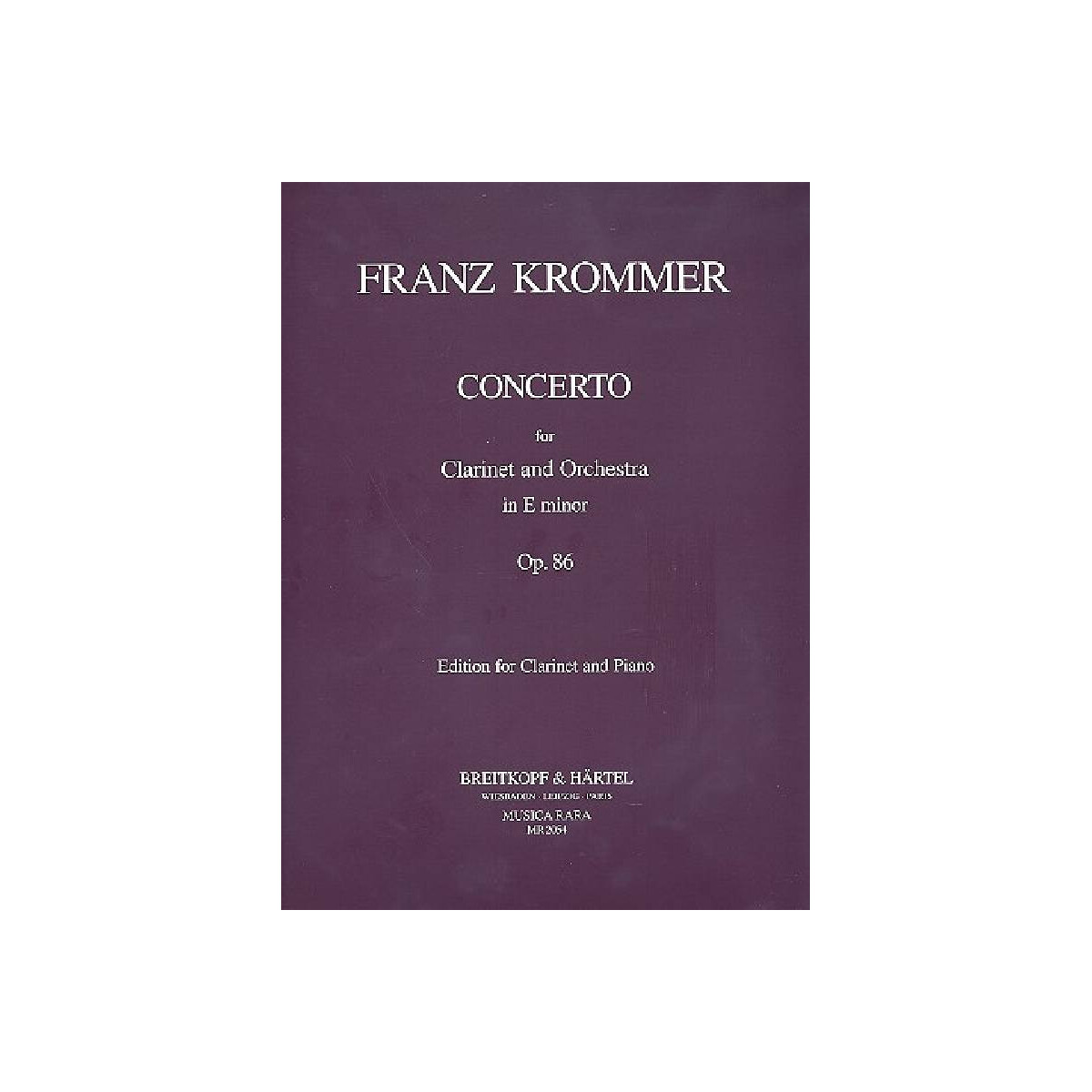 Concerto e minor op.86