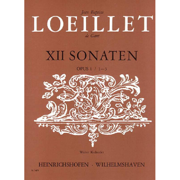 12 Sonaten op.1 Band 1 (Nr.1-3)