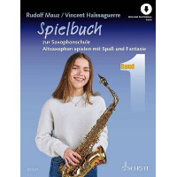 Spielbuch zur Saxophonschule Band 1 (+Online Audio)