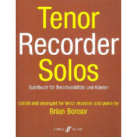 Tenor Recorder Solos Spielbuch