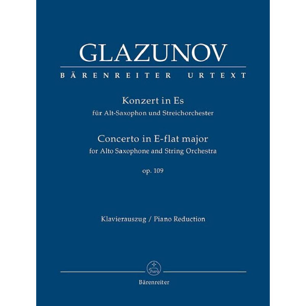 Konzert Es-Dur op.109 für Altsaxophon