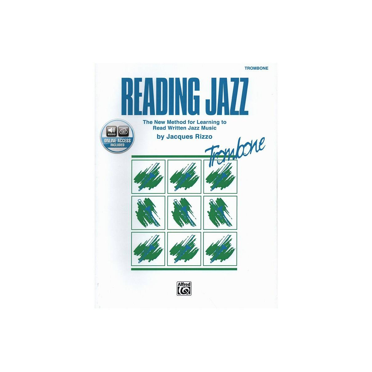 Reading Jazz (+Online Audio) for trombone