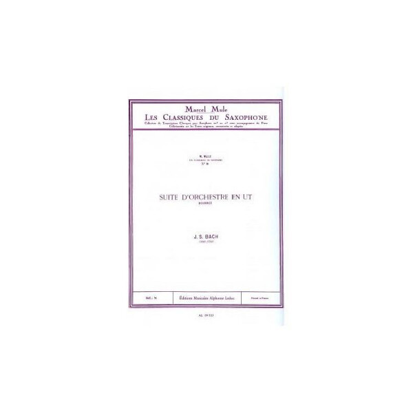 Bourrée du suite ut majeur pour