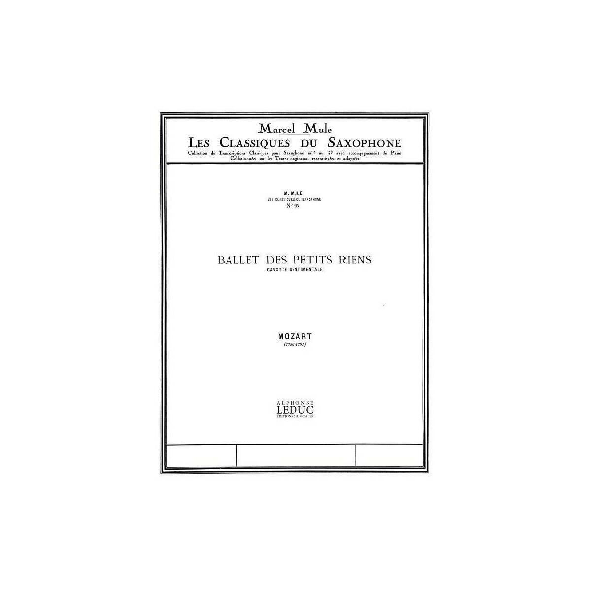 Ballet des petits riens pour box