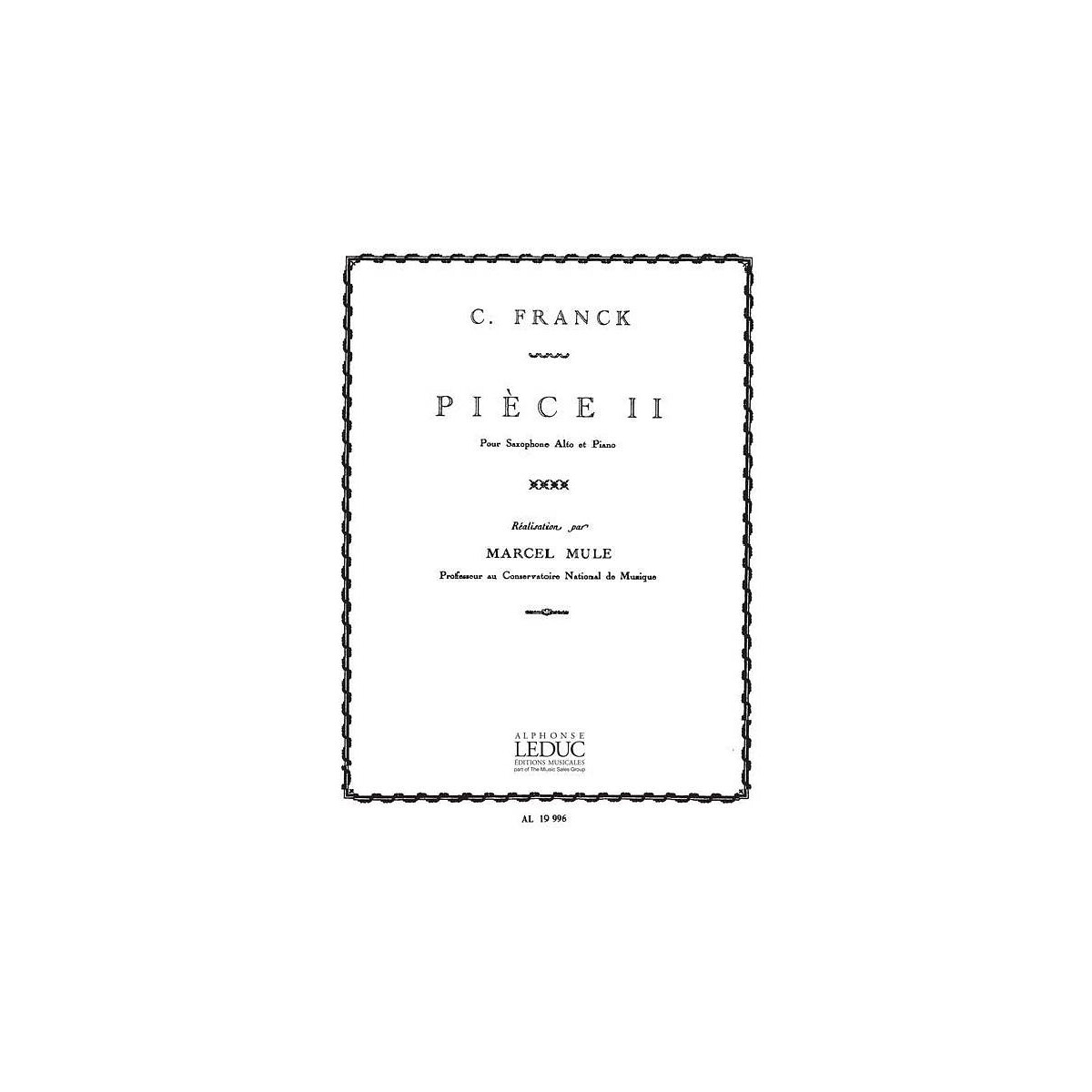 Pièce no.2 pour saxophone box