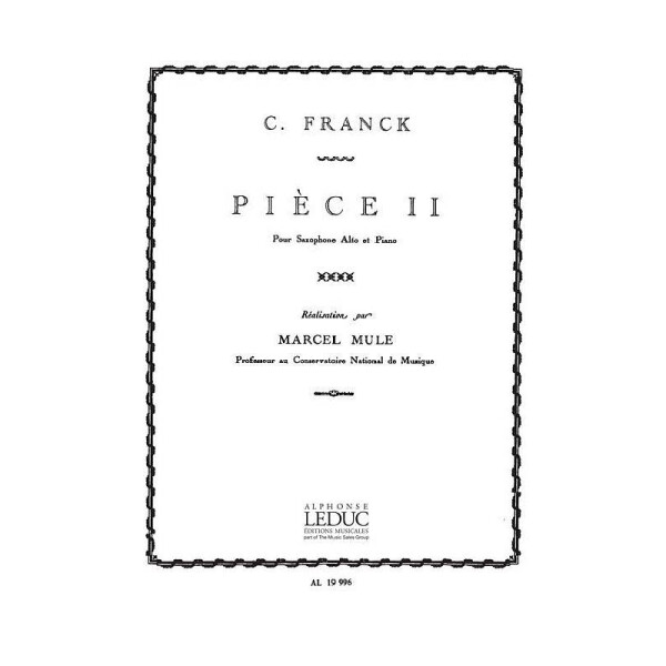 Pièce no.2 pour saxophone