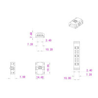 Eurolite LED Strip Verbinder 4Pin 10mm