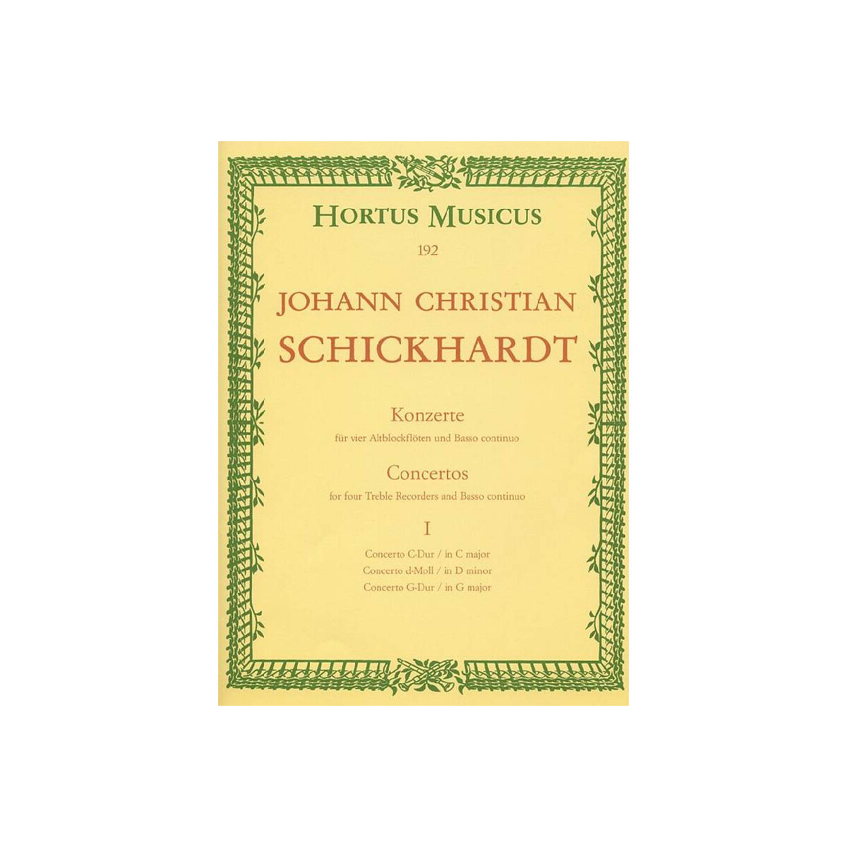 Konzerte Band 1 für 4 Altblockfl&ou box