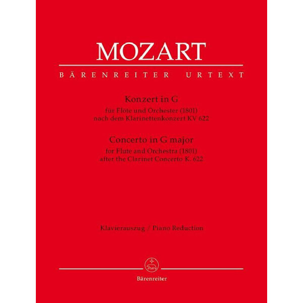 Konzert G-Dur KV622 für Flöte und