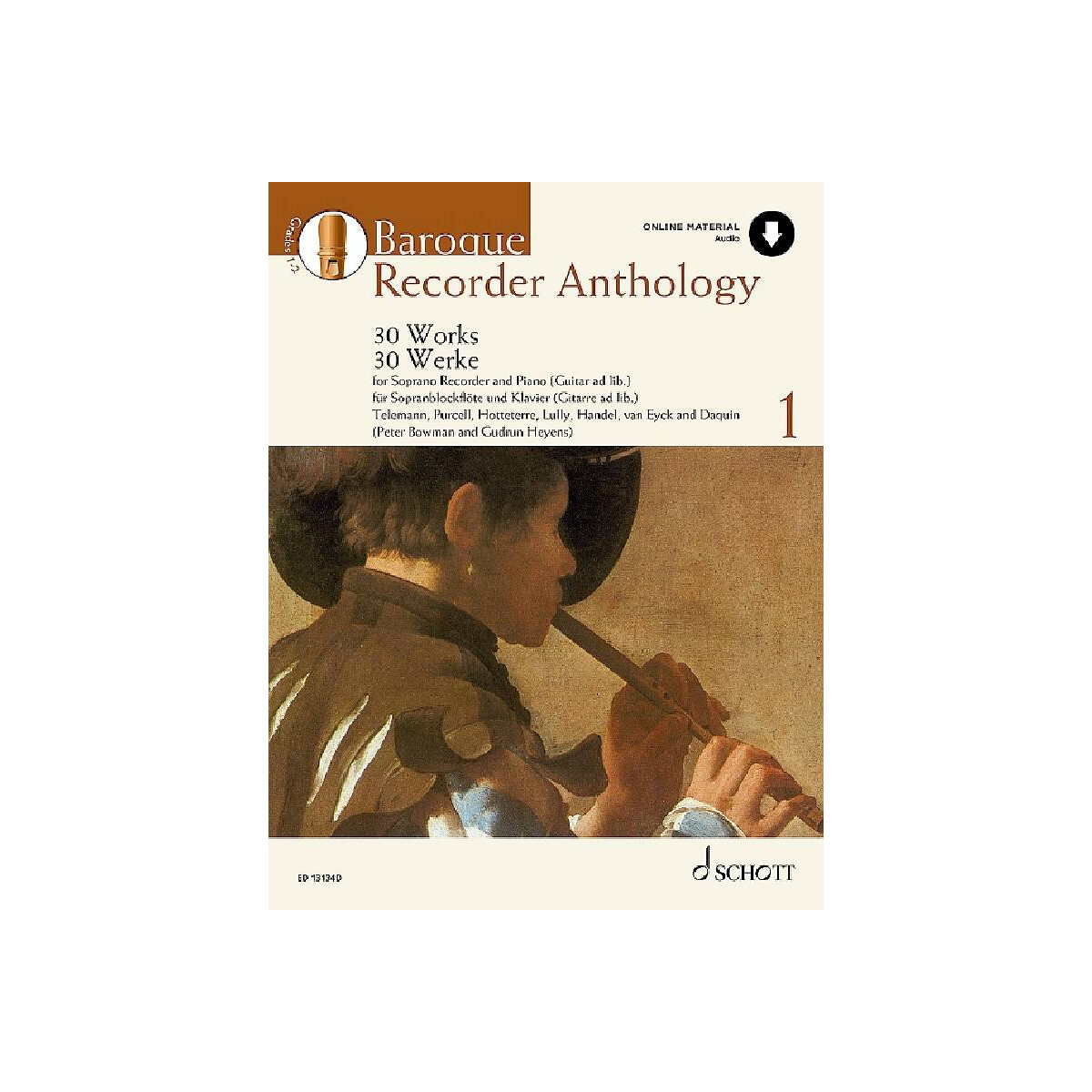 Baroque Recorder Anthology vol.1 (+Onlin box