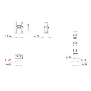 Eurolite LED Strip Verbinder 2Pin 10mm