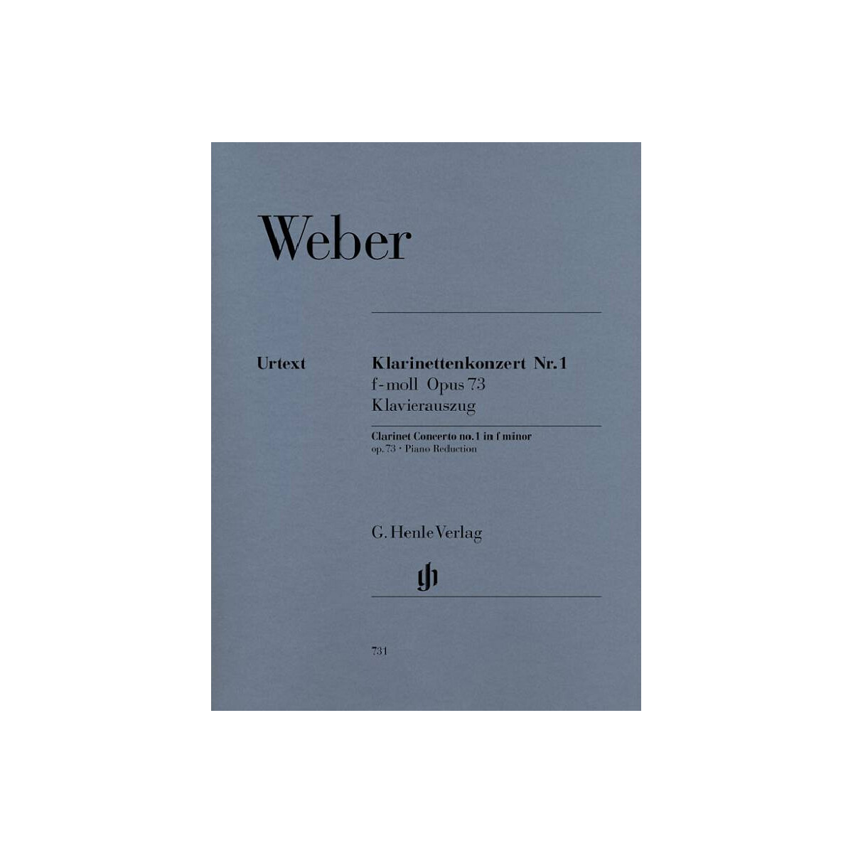 Konzert f-Moll Nr.1 op.73 für Klarinette und Orchester